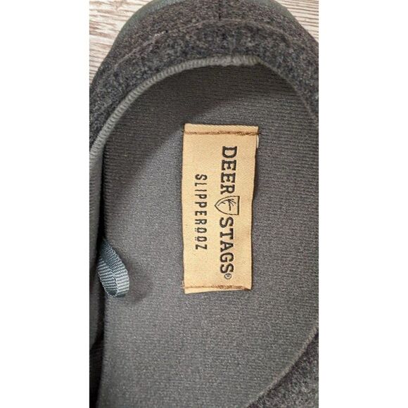 Deer Stags Slipperooz Mens Size 12 M Black Bearing Round Toe Clog Slipper main image 5